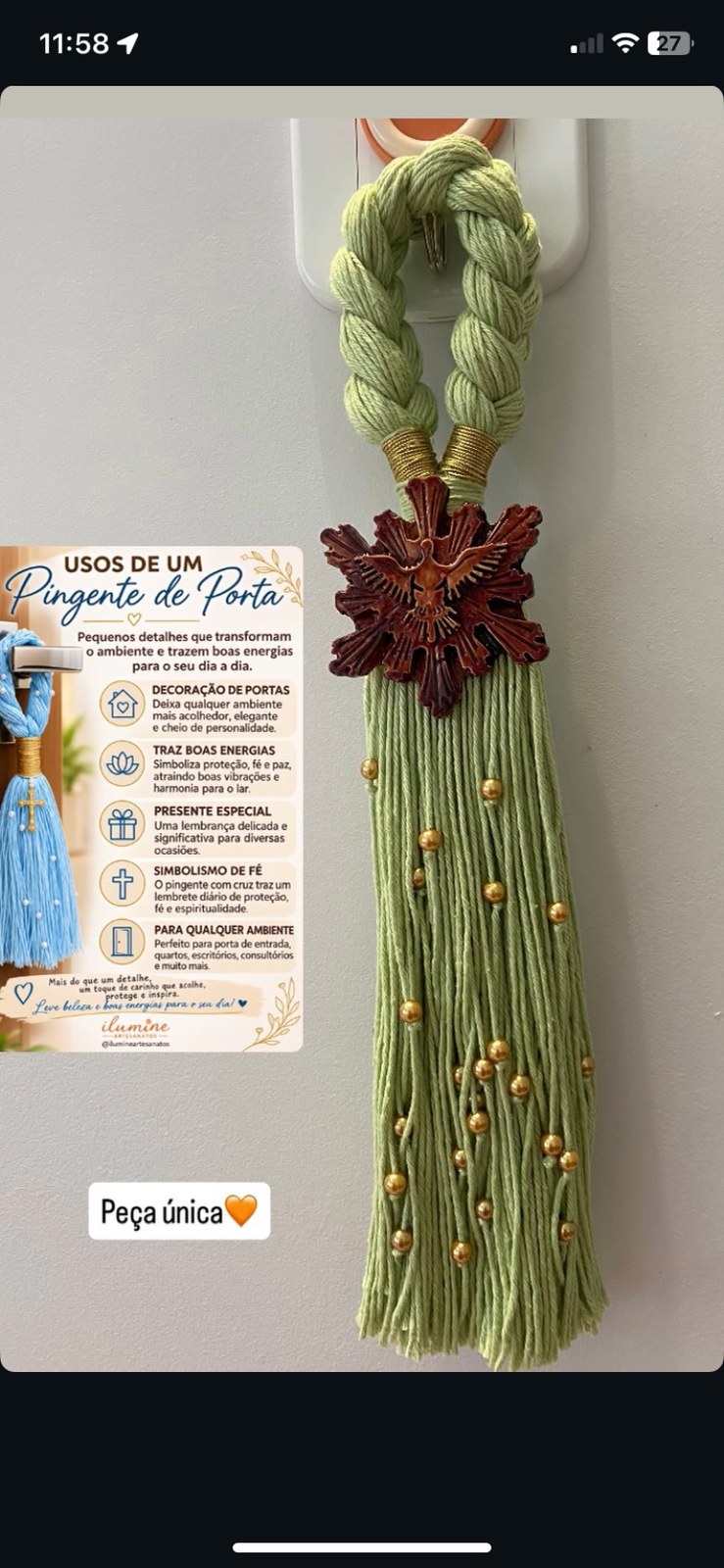 Pingente Religioso- 30cm
